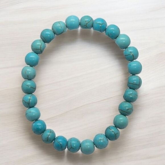 Boho Turquoise Beaded Bracelet Bohemian Western Tribal Aztec Fashion Jewelry NWT - Picture 5 of 6